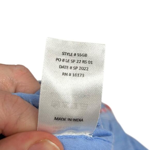 Little English Blue Red Pink Heart Embroidered Cotton Bubble One Piece Girls 6M - Picture 5 of 5